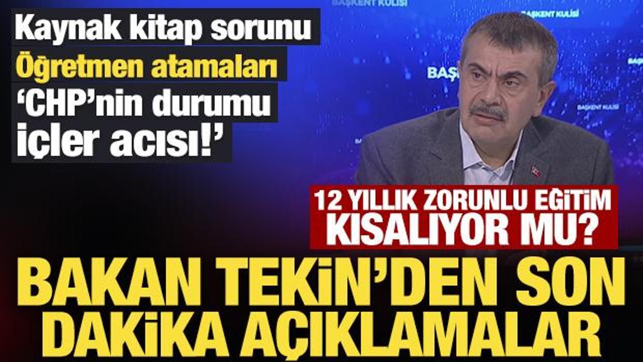 bakan tekinden 12 yillik zorunlu egitim mesaji raporumuzu olusturduk eXdAQILK