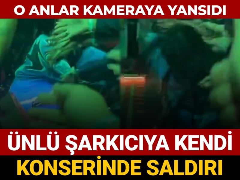 unlu sarkiciya kendi konserinde saldiri o anlar kameraya yansidi awJPQSPS