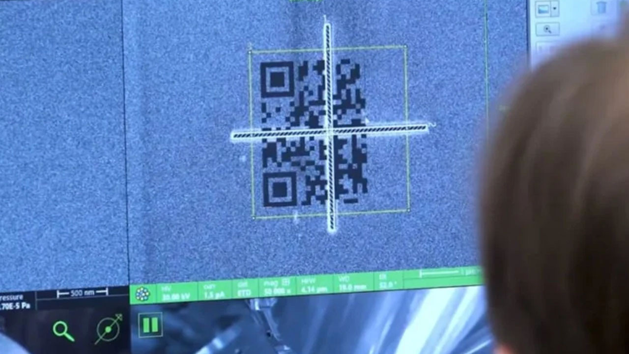 Bakterilerden bile daha ufak: Dünyanın en küçük QR kodu üretildi