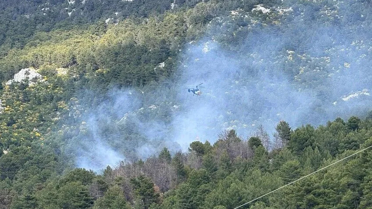 Antalyanin kas ilcesinde orman yangini RA8st9C7